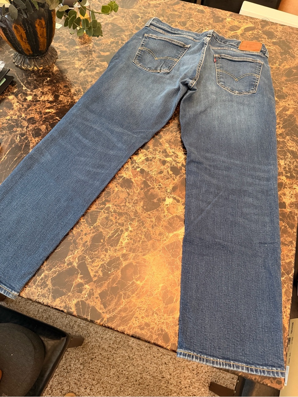 Levi’s Premium 541 Athletic Taper Jeans Men’s 36x32 Blue Stretch Denim Style 181 - Picture 8 of 10